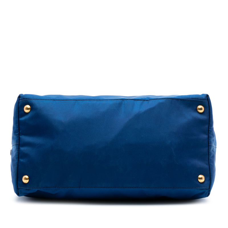 Saffiano Trimmed Tessuto Satchel - Image 3