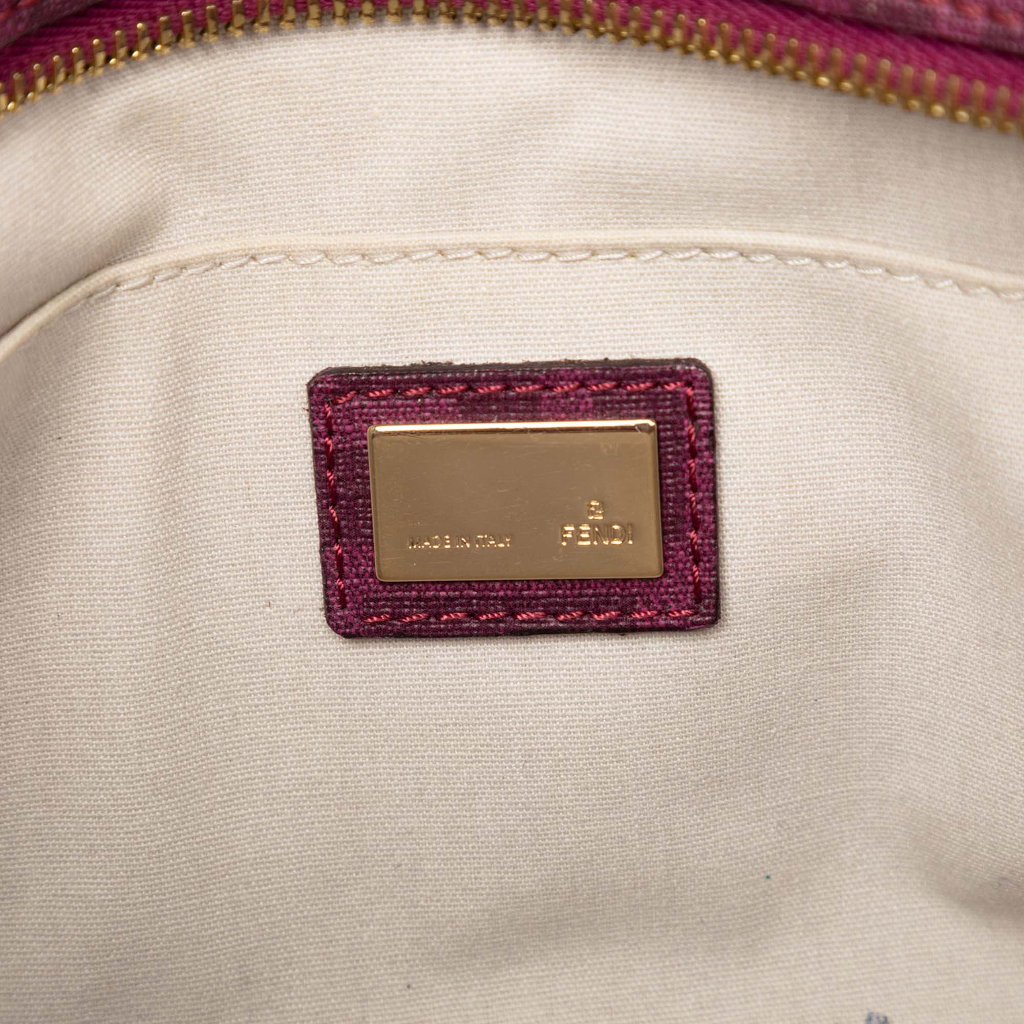 Small Zucca Floral Embroidered Spalmati Roll Tote - Image 5