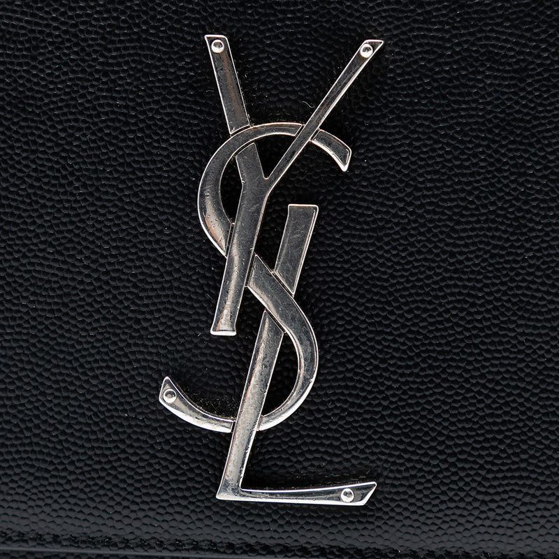 Medium Grain De Poudre Leather Monogram Kate Crossbody - Image 5