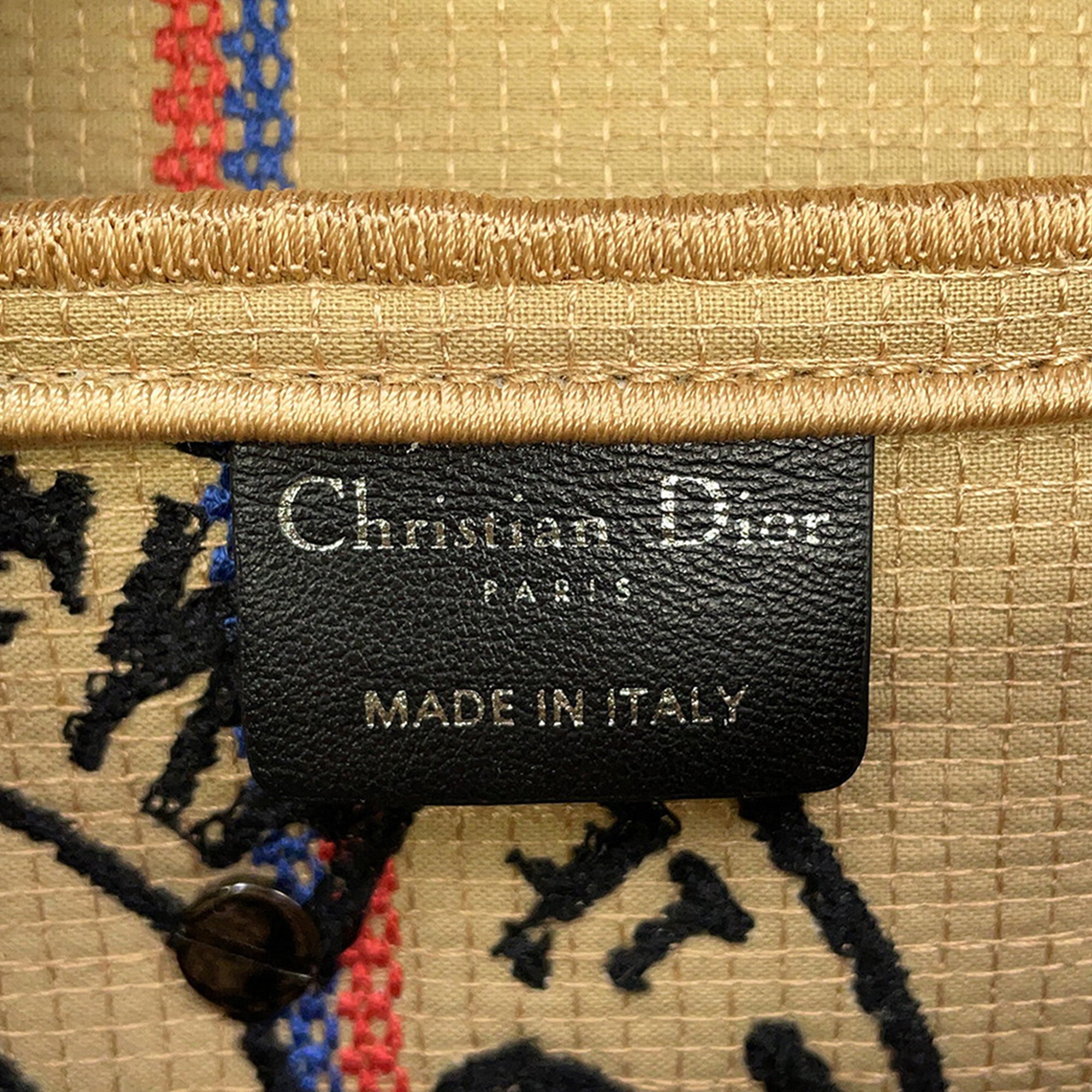 Jute Union Embroidered Saddle Bag - Image 5