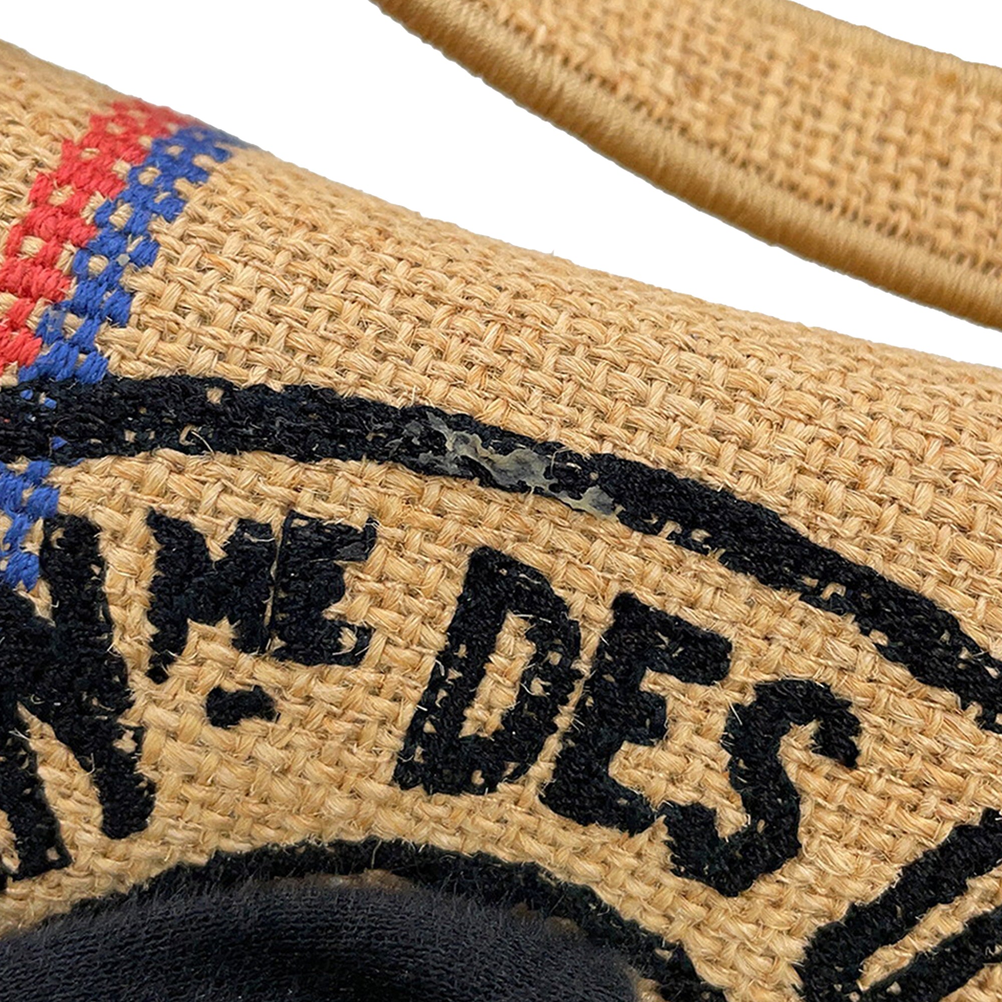 Jute Union Embroidered Saddle Bag - Image 7