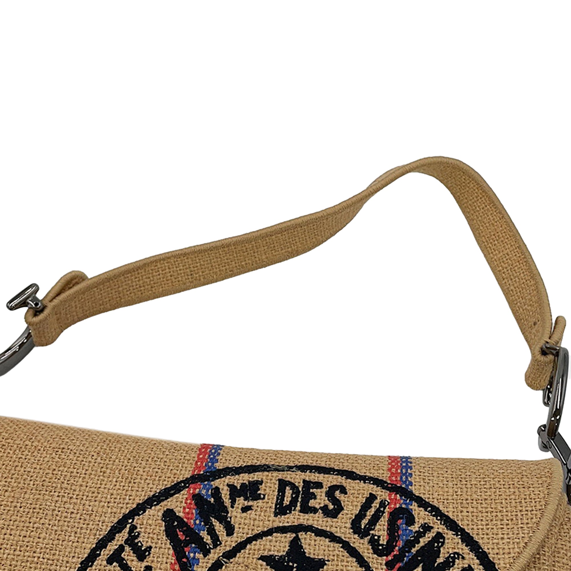 Jute Union Embroidered Saddle Bag - Image 9