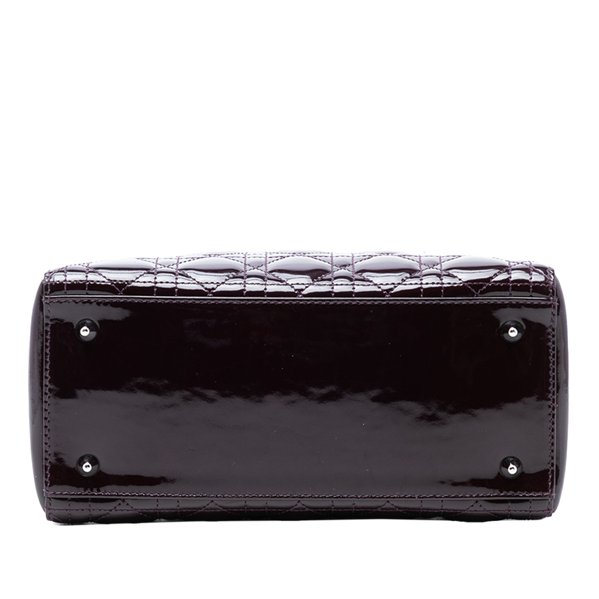 Medium Patent Cannage Lady Dior - Image 3