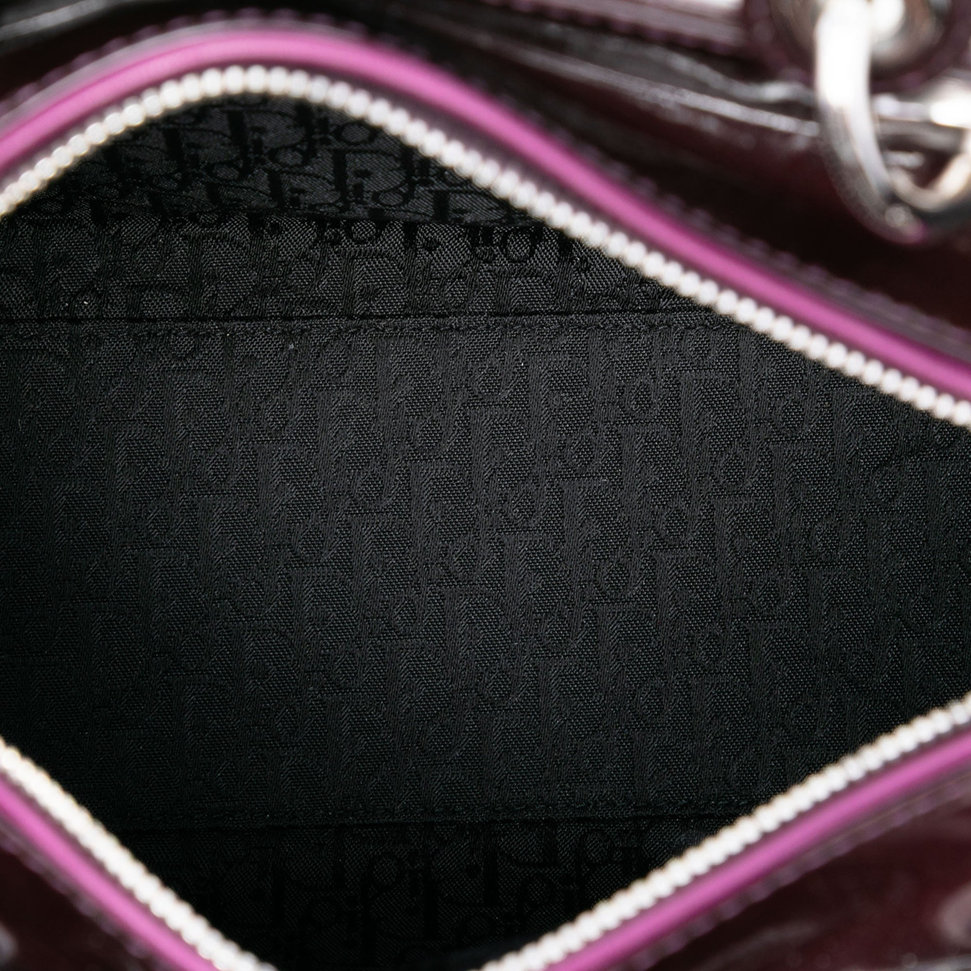 Medium Patent Cannage Lady Dior - Image 4