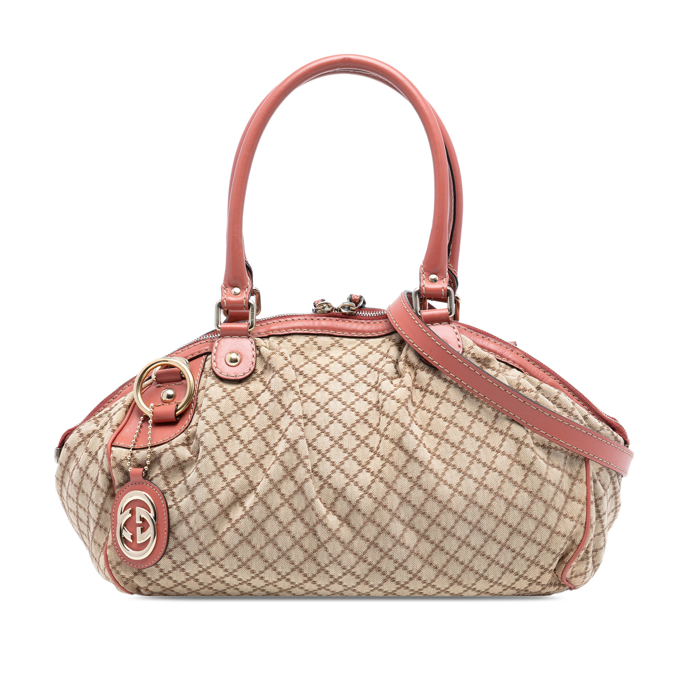 Diamante Canvas Sukey Satchel - Image 1