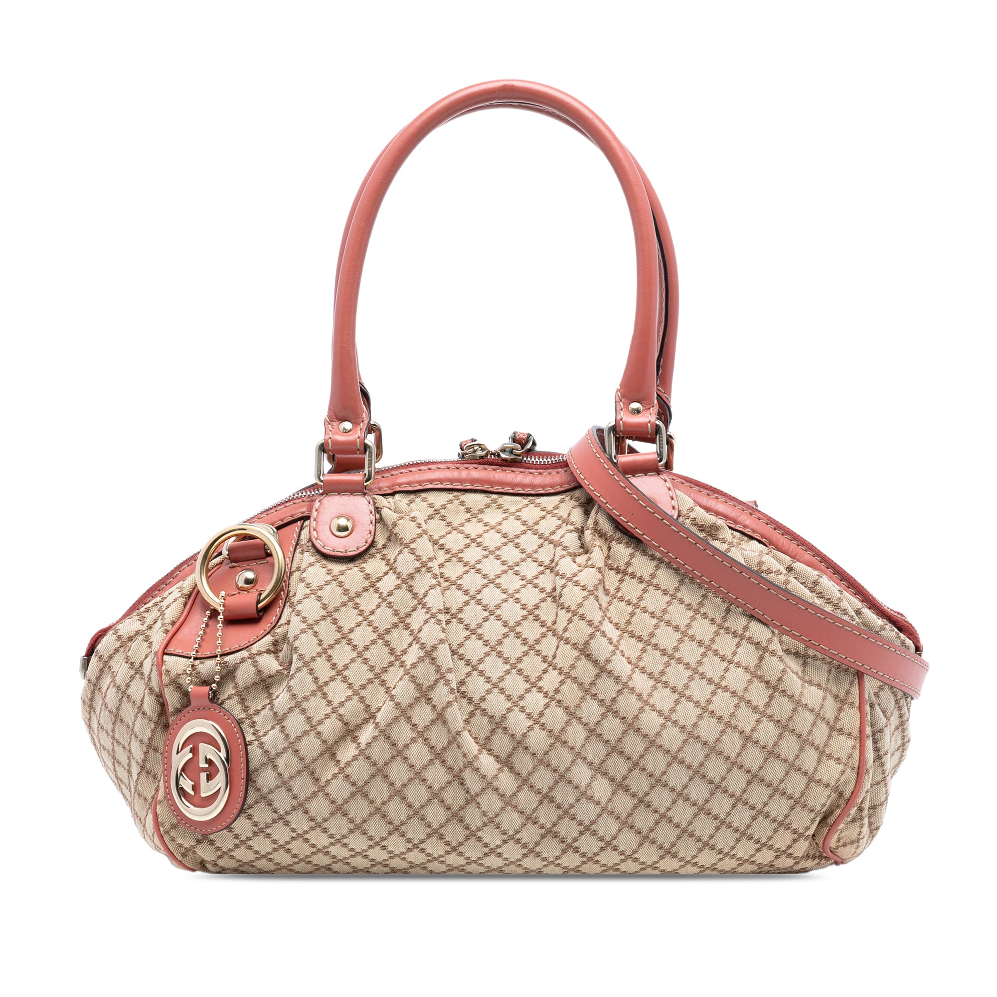 Diamante Canvas Sukey Satchel - Image 1