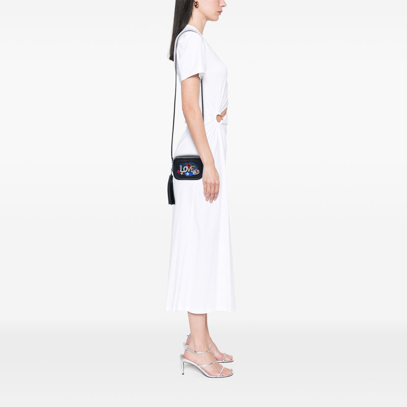 Mini Embroidered Nappa Love Blogger Camera Bag - Image 6
