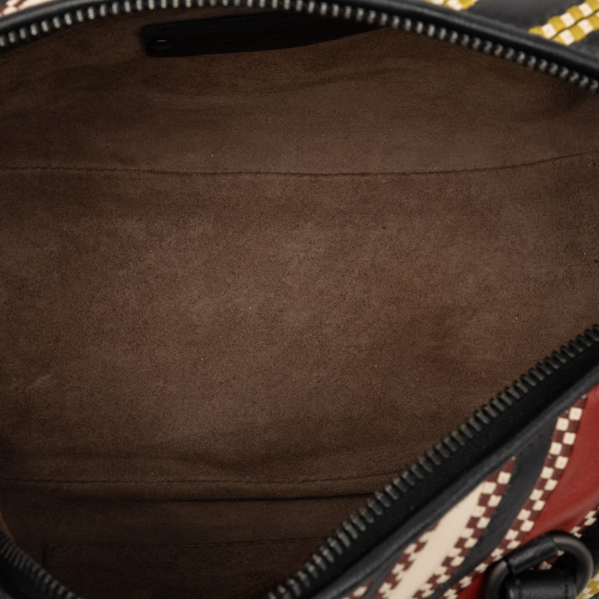 Nappa Diagonal Stripe Boston Bag - Image 4