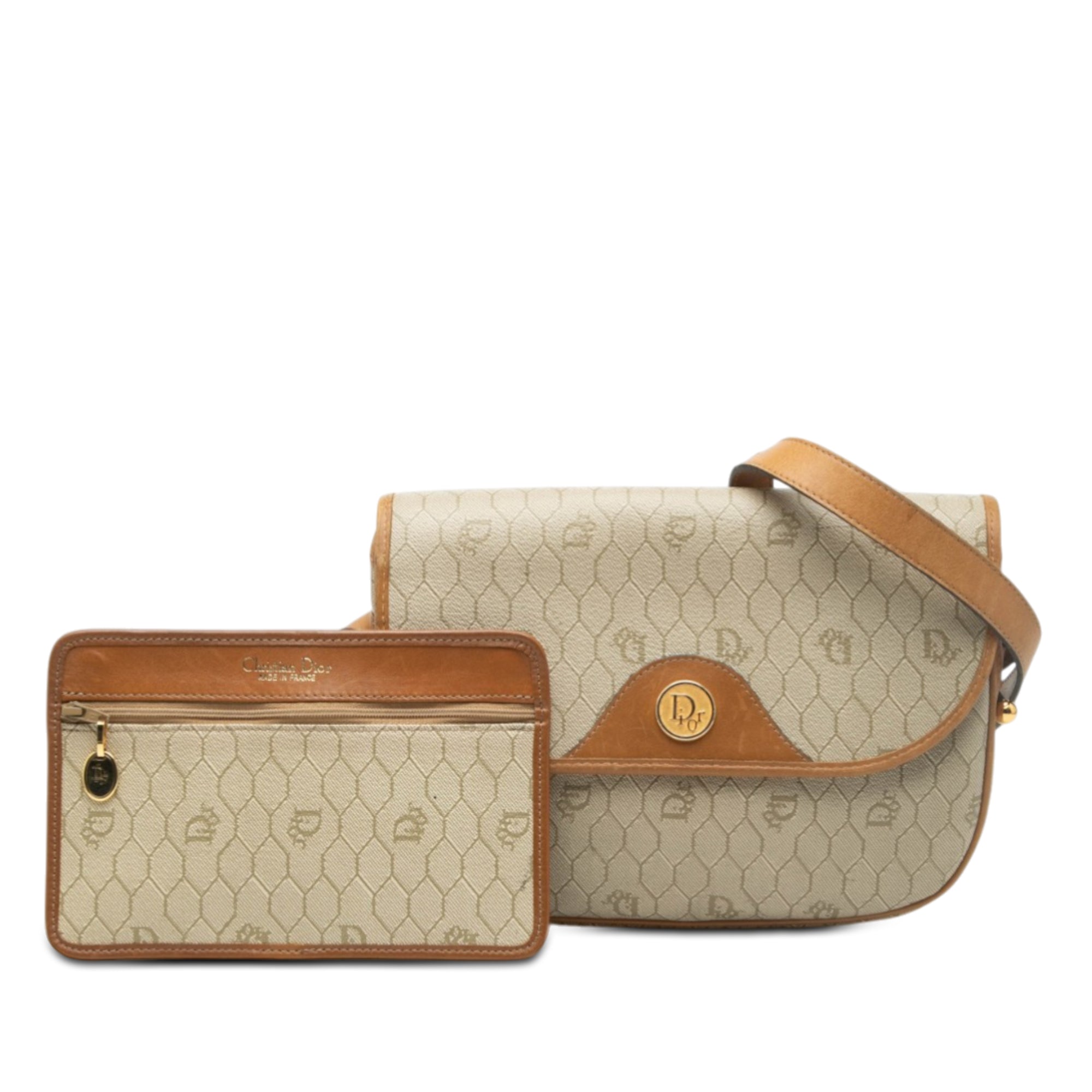 Honeycomb Coated Canvas Crossbody - Image 7