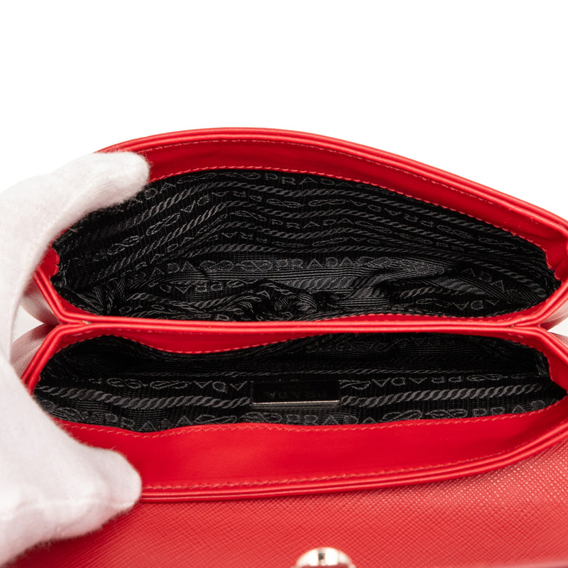 Saffiano and City Calf Chain Crossbody - Image 4