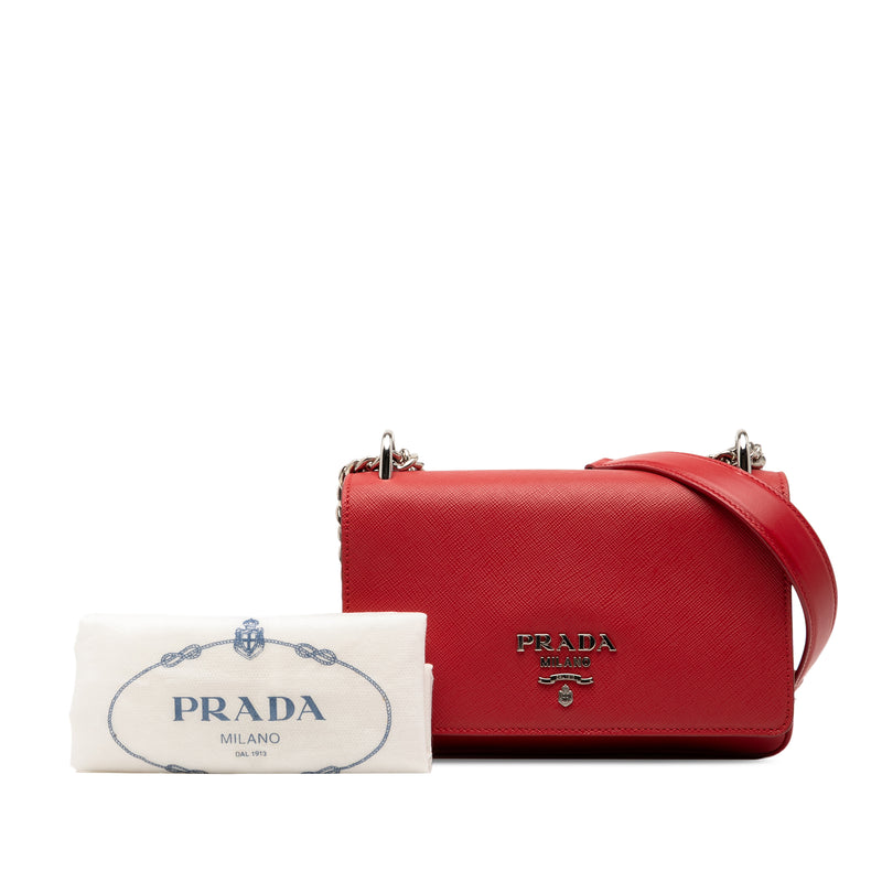 Saffiano and City Calf Chain Crossbody - Image 7
