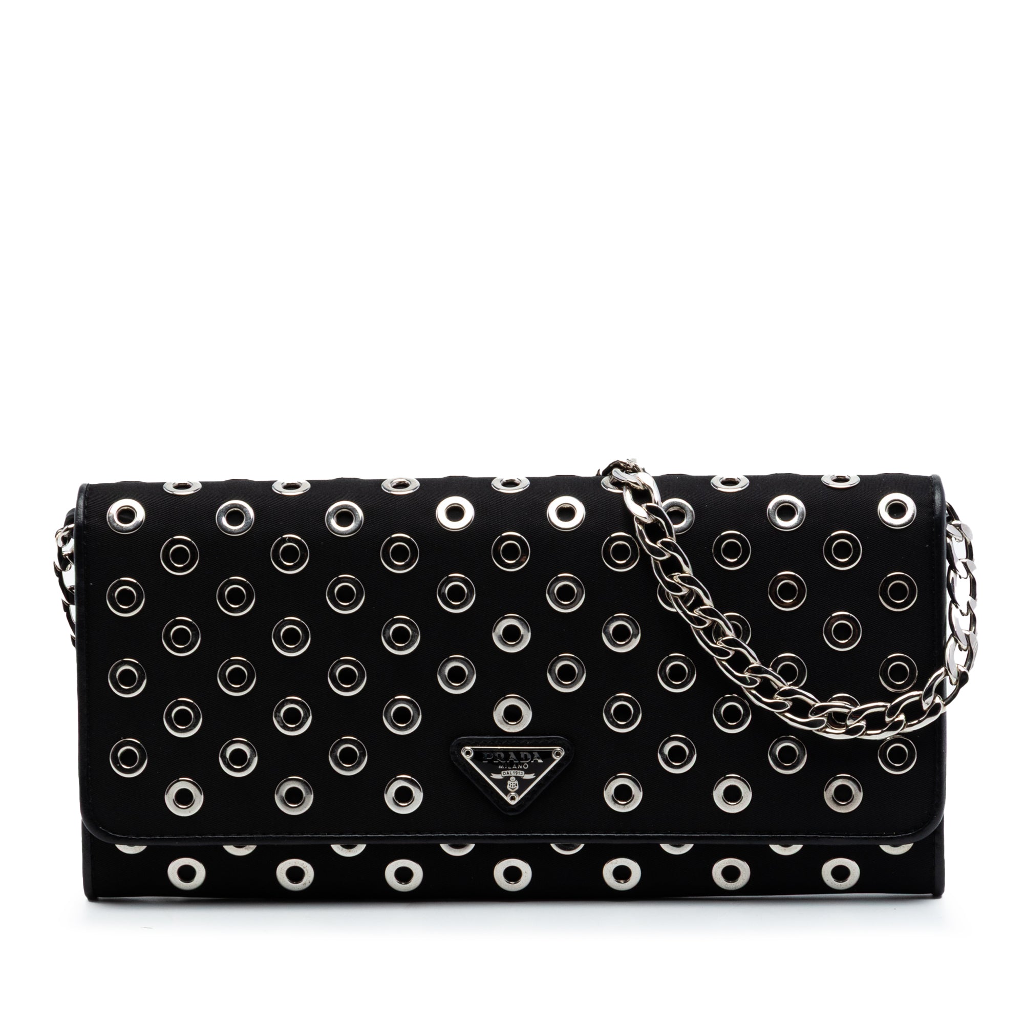 Tessuto Grommet Wallet On Chain - Image 1