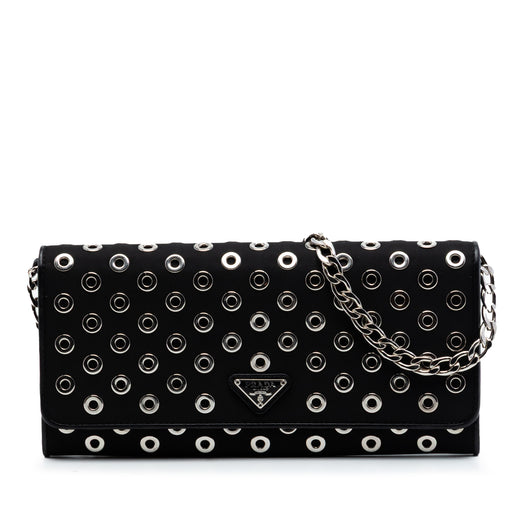 Tessuto Grommet Wallet On Chain - Image 1