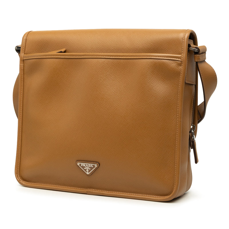 Saffiano Buckle Messenger Bag - Image 2