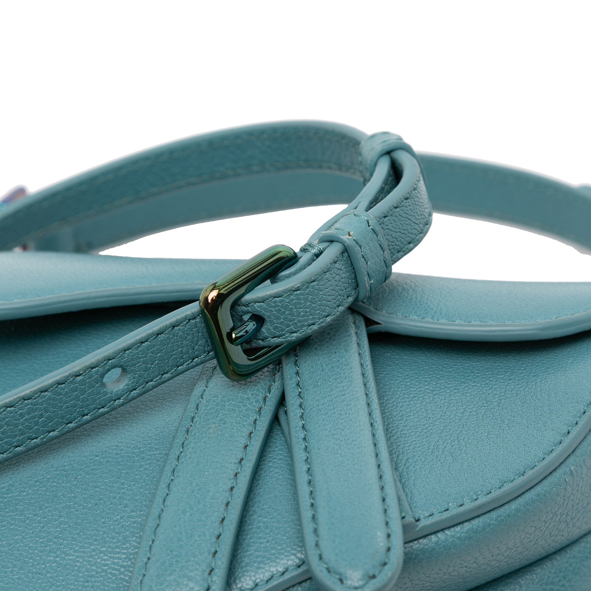 Micro Goatskin Saddle Bag - Image 9