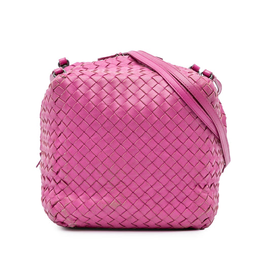 Nappa Intrecciato Cube Crossbody - Image 1