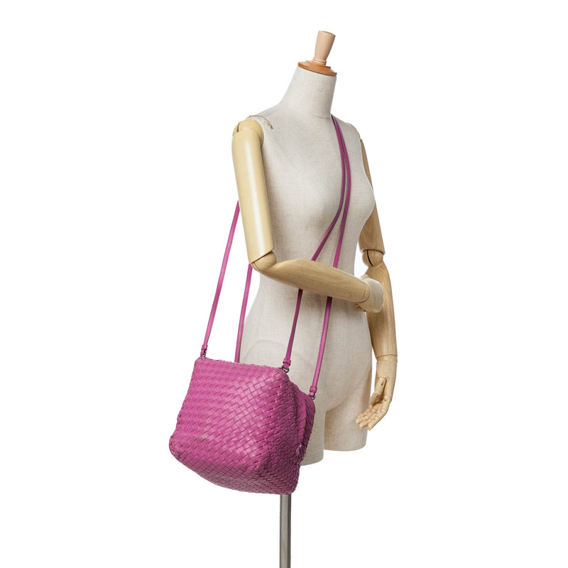 Nappa Intrecciato Cube Crossbody - Image 10