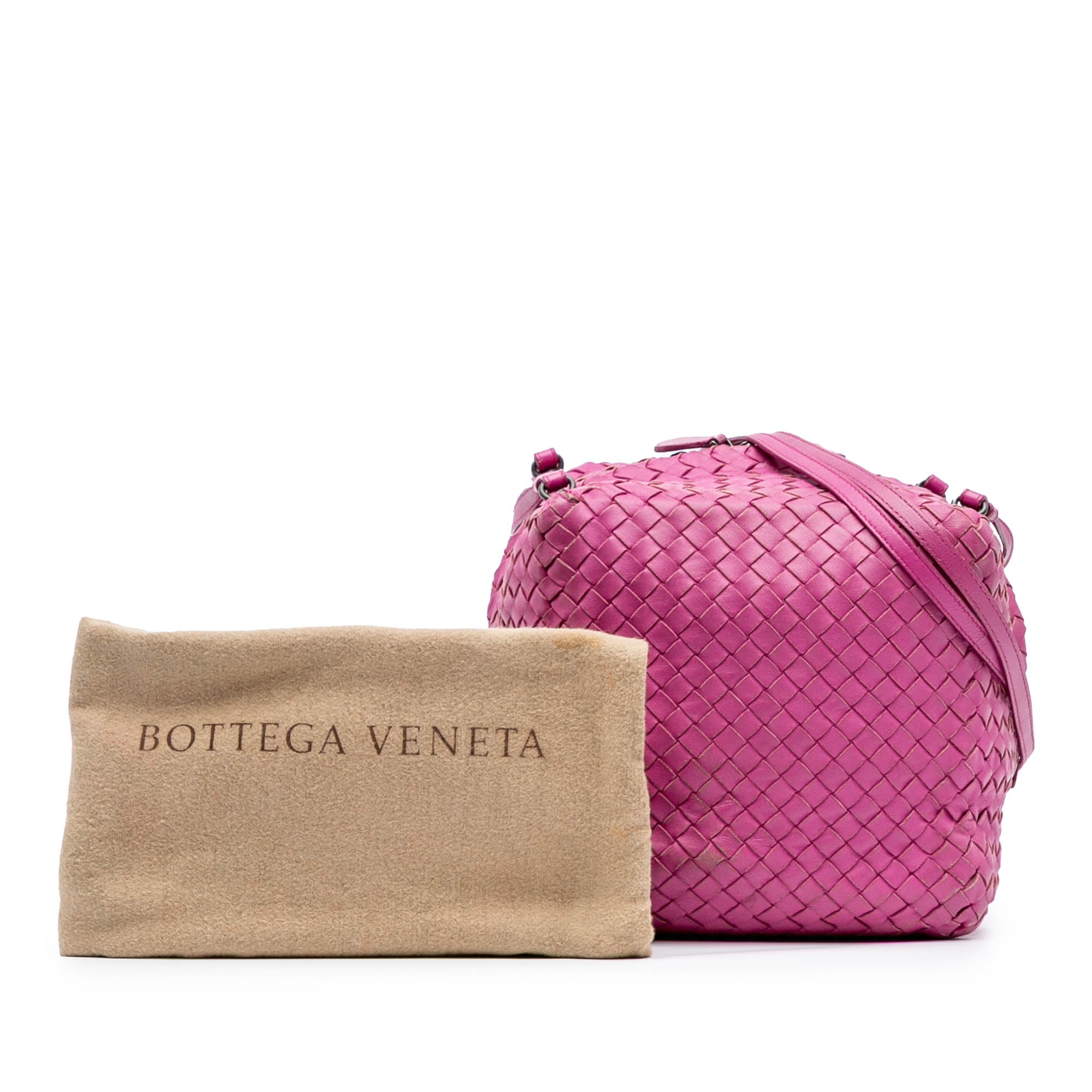 Nappa Intrecciato Cube Crossbody - Image 11