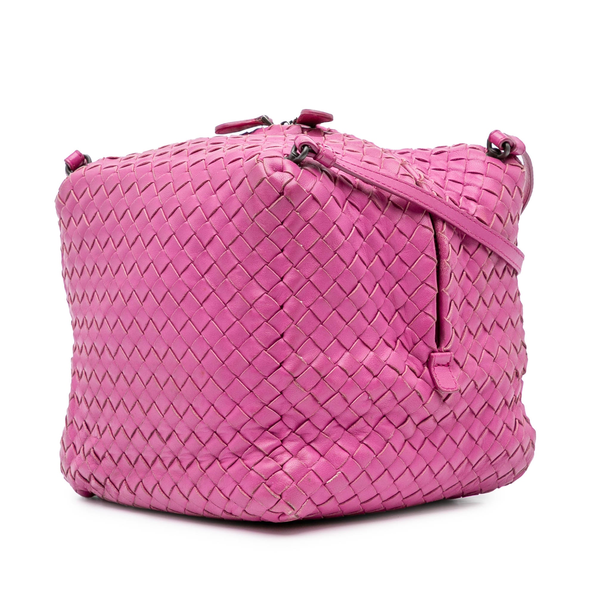 Nappa Intrecciato Cube Crossbody - Image 2