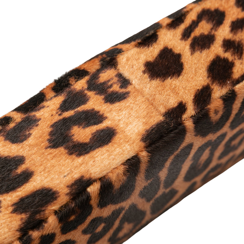 Leopard Print Pony Hair Miss Dior Chain Flap - Image 10