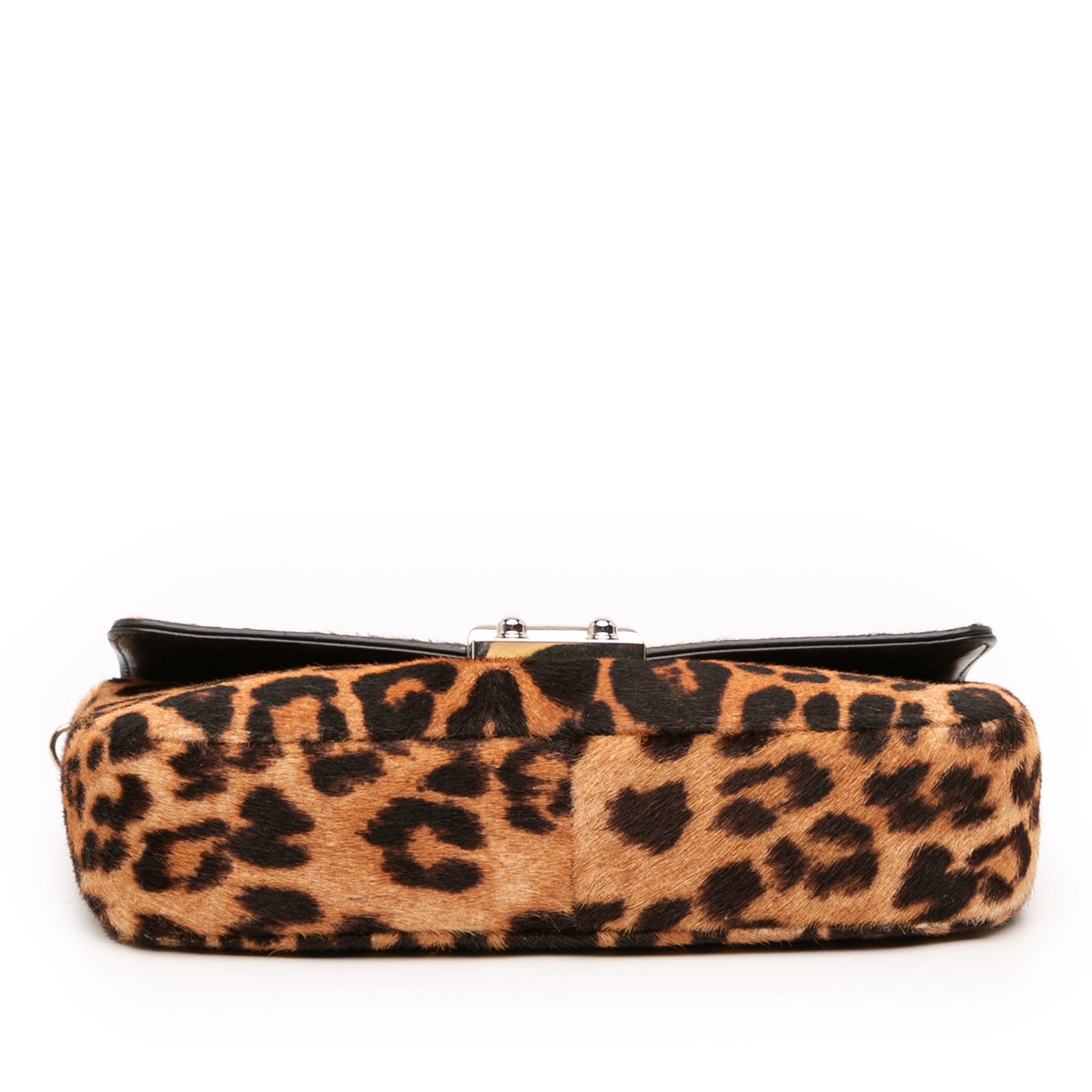 Leopard Print Pony Hair Miss Dior Chain Flap - Image 3