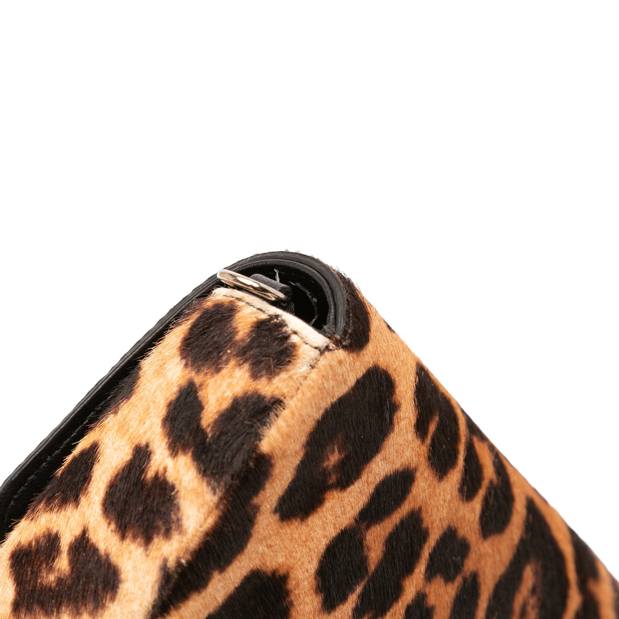 Leopard Print Pony Hair Miss Dior Chain Flap - Image 8