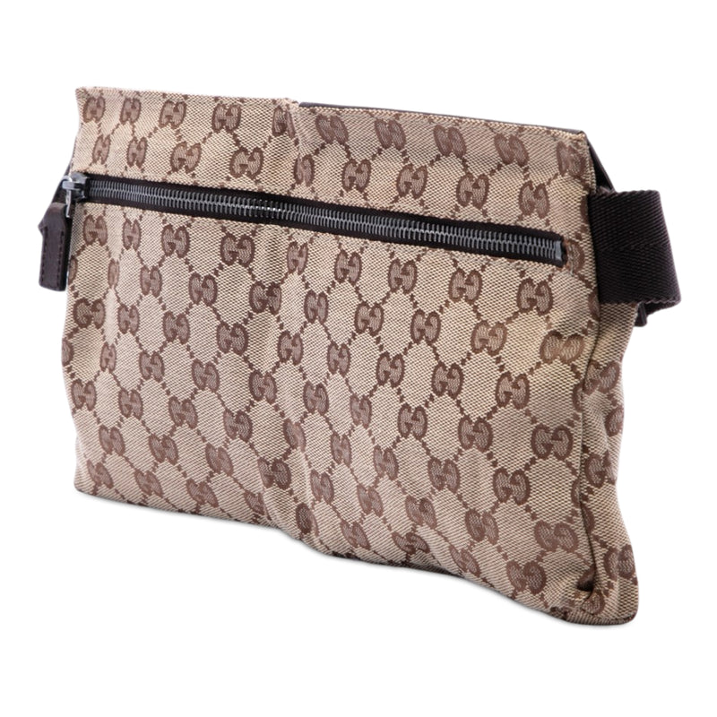 GG Canvas Double Pocket Belt Bag - Image 2