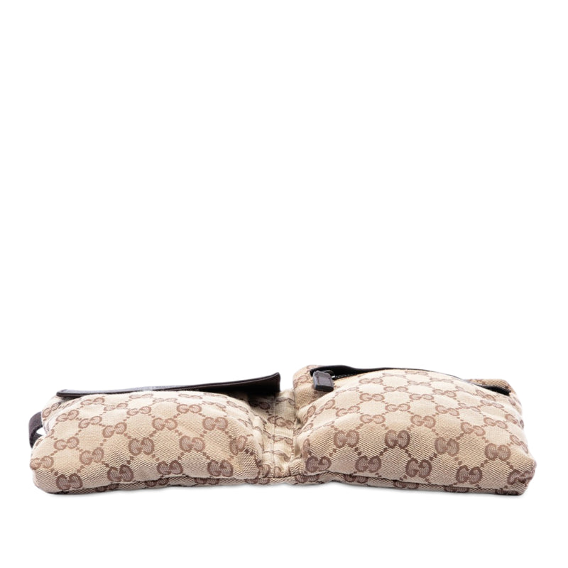GG Canvas Double Pocket Belt Bag - Image 3