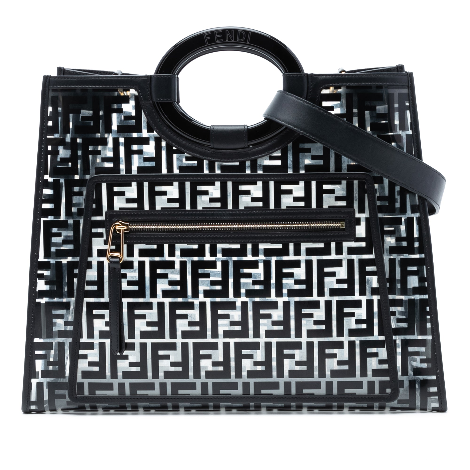 Medium FF PVC and Vitello Century Runaway Shopper Tote - Image 1