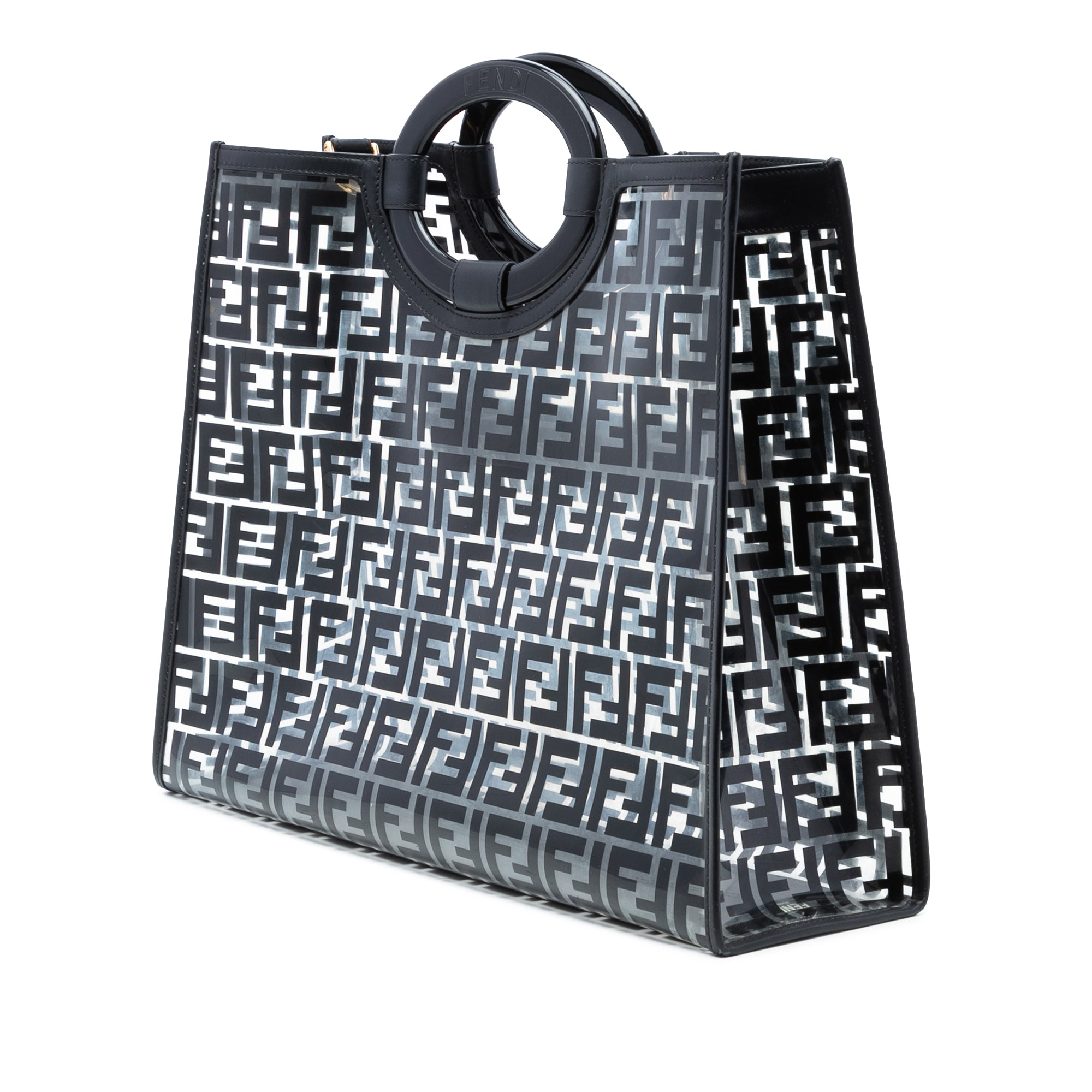 Medium FF PVC and Vitello Century Runaway Shopper Tote - Image 2