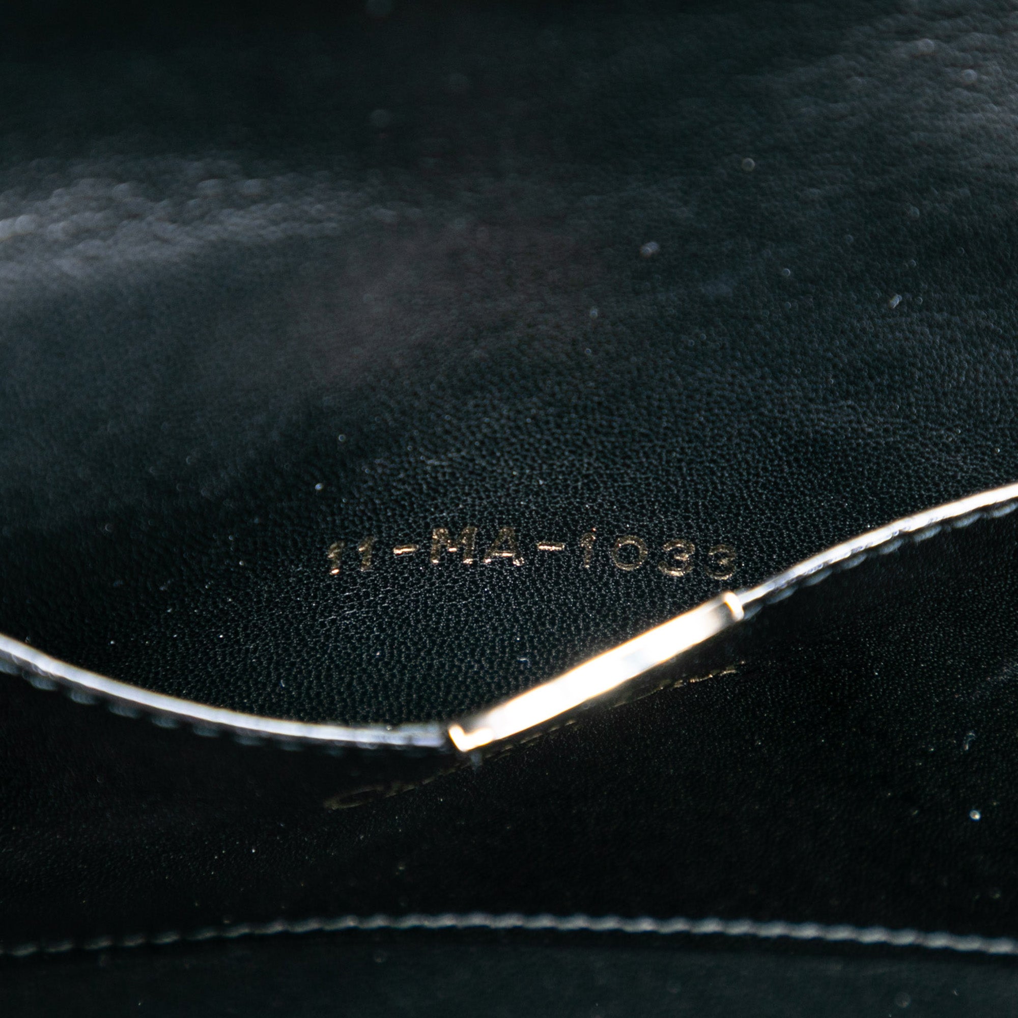 Metal Trimmed Smooth Calfskin Clutch - Image 6