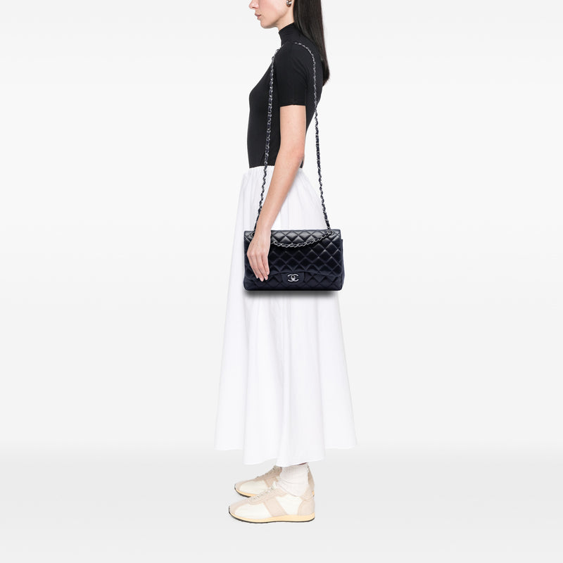 Jumbo Classic Lambskin Double Flap - Image 7