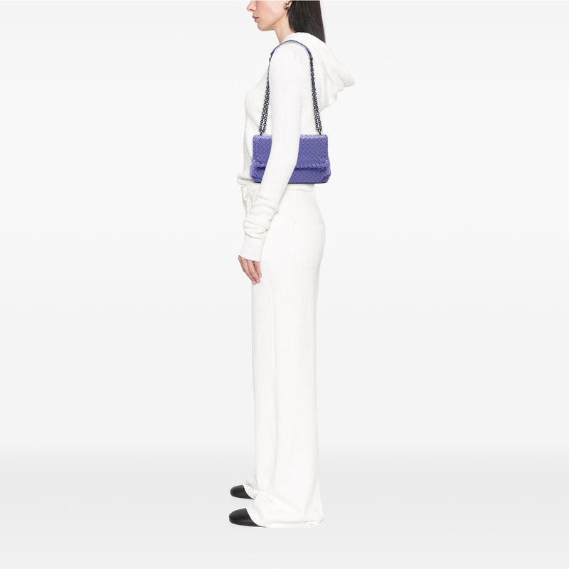 Small Nappa Intrecciato Olimpia Crossbody - Image 7