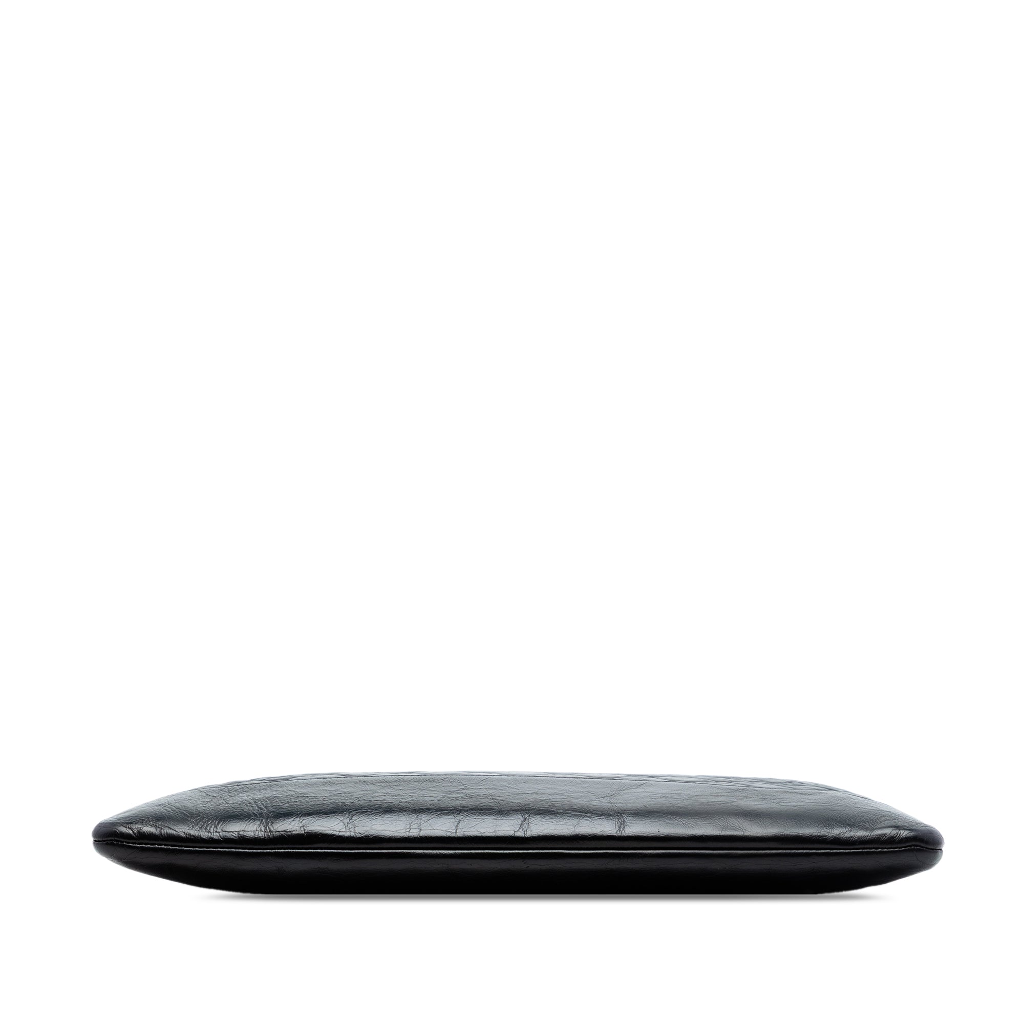 Large Aged Calfskin Gabrielle O Case Clutch - Image 3