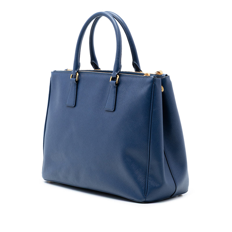 Large Saffiano Lux Galleria Double Zip Tote - Image 2