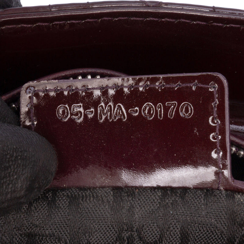 Large Patent Cannage Lady Dior - Image 5