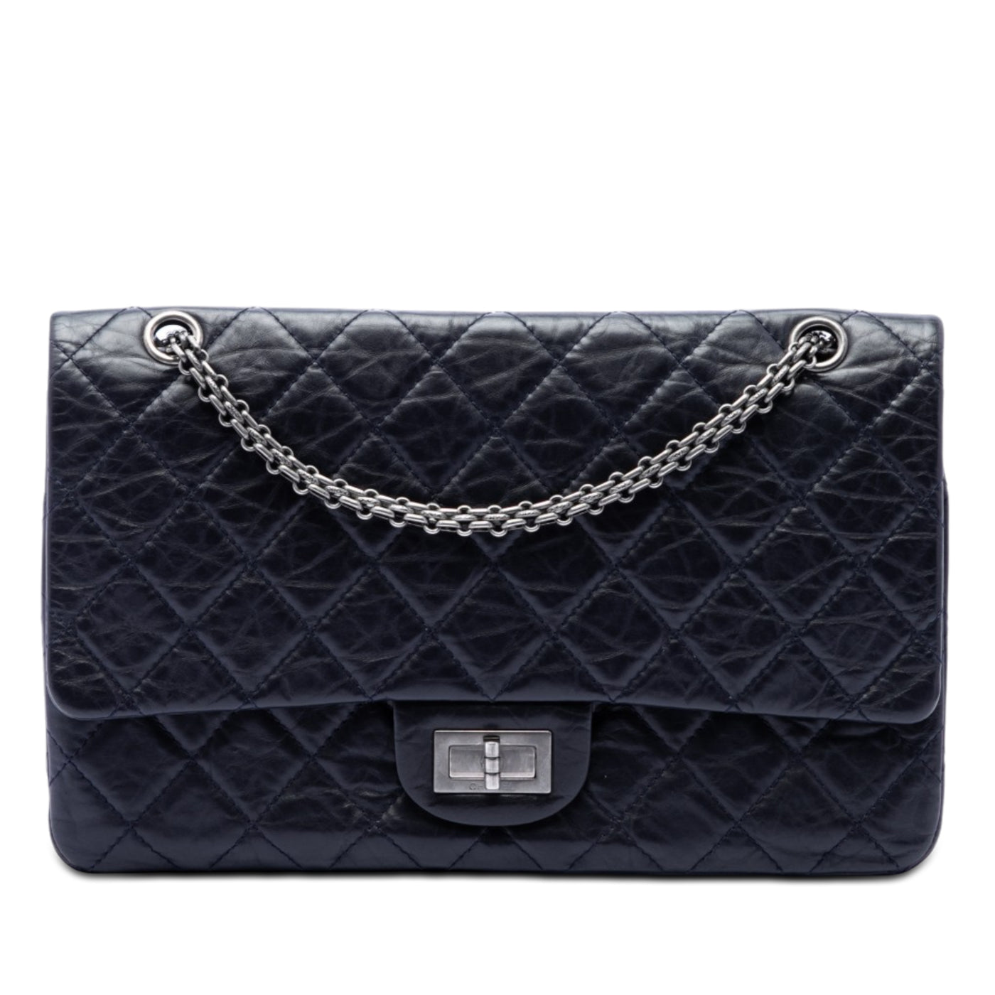 Quilted Aged Calfskin Reissue 2.55 Double Flap 227 - Image 1