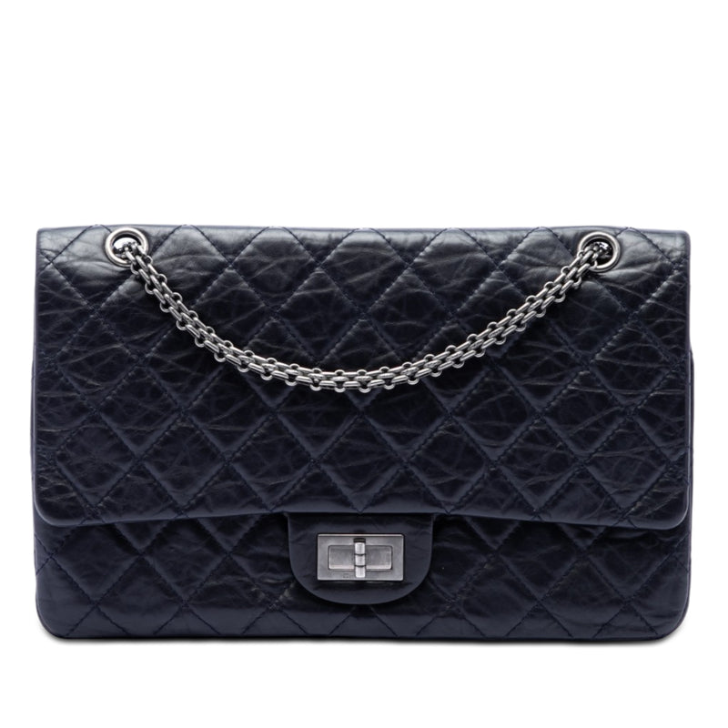 Quilted Aged Calfskin Reissue 2.55 Double Flap 227