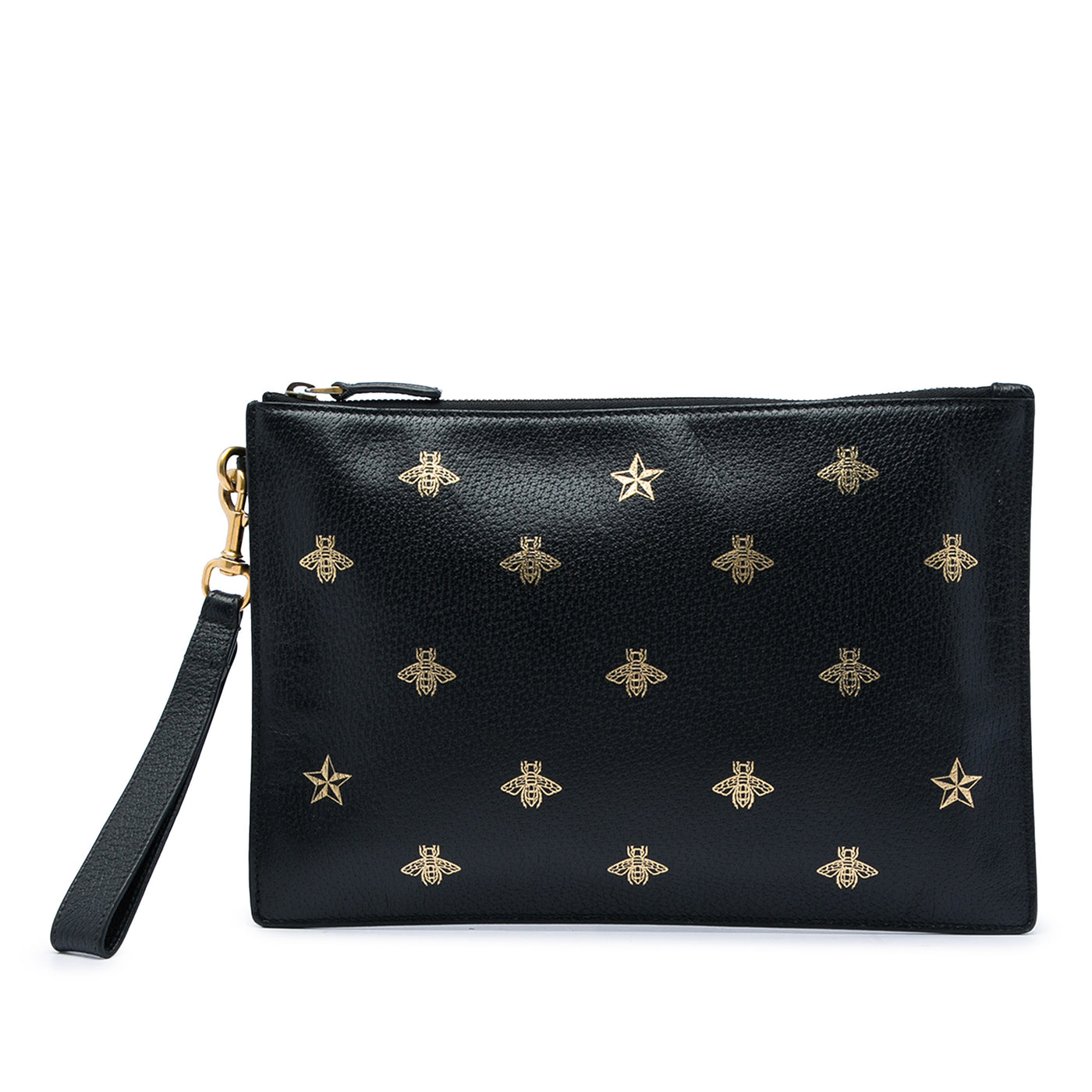 Calfskin Bee Star Clutch - Image 1