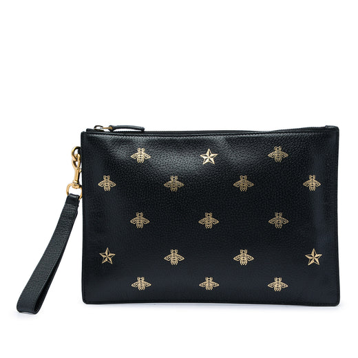 Calfskin Bee Star Clutch - Image 1