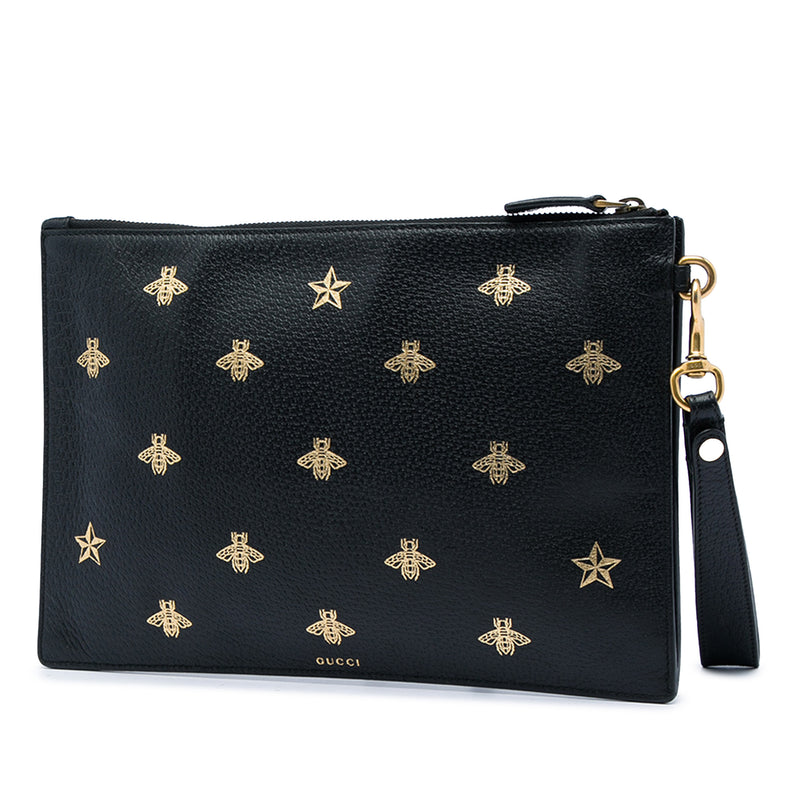 Calfskin Bee Star Clutch - Image 2