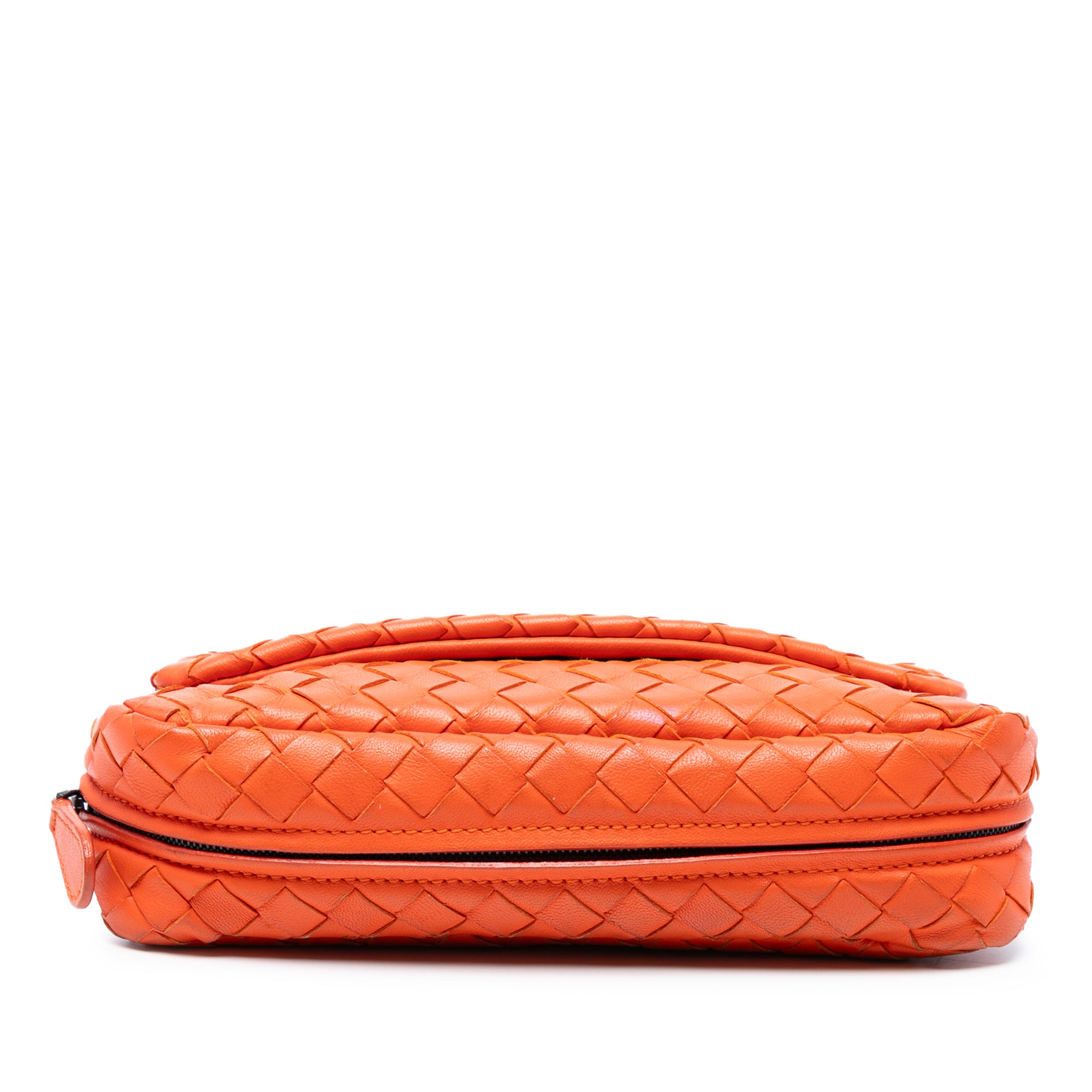 Mini Nappa Intrecciato Expandable Chain Flap Crossbody - Image 3