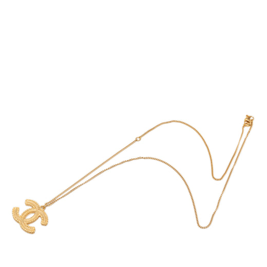 CC Gold Plated Pendant Necklace - Image 1