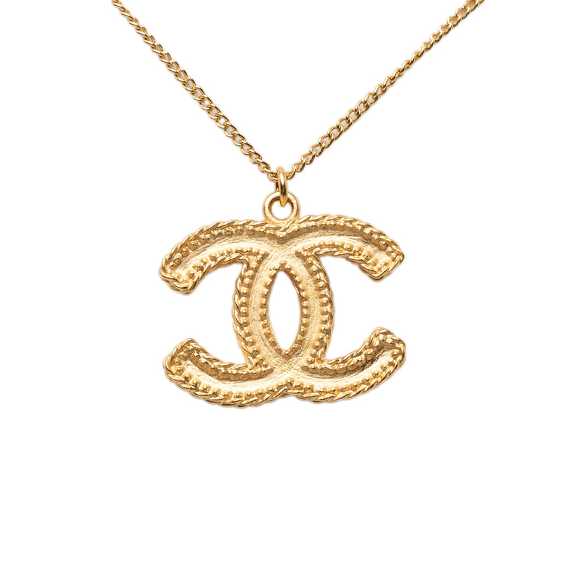 CC Gold Plated Pendant Necklace - Image 2