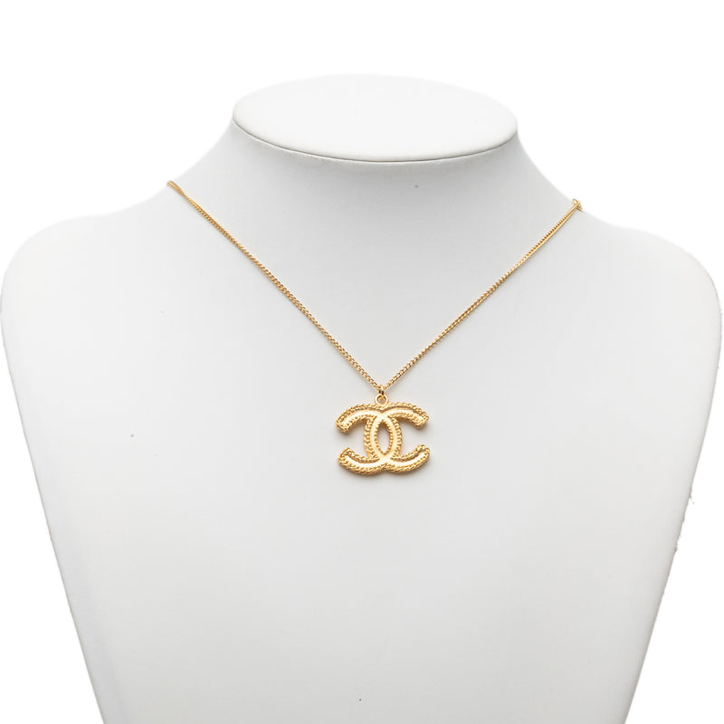 CC Gold Plated Pendant Necklace - Image 5