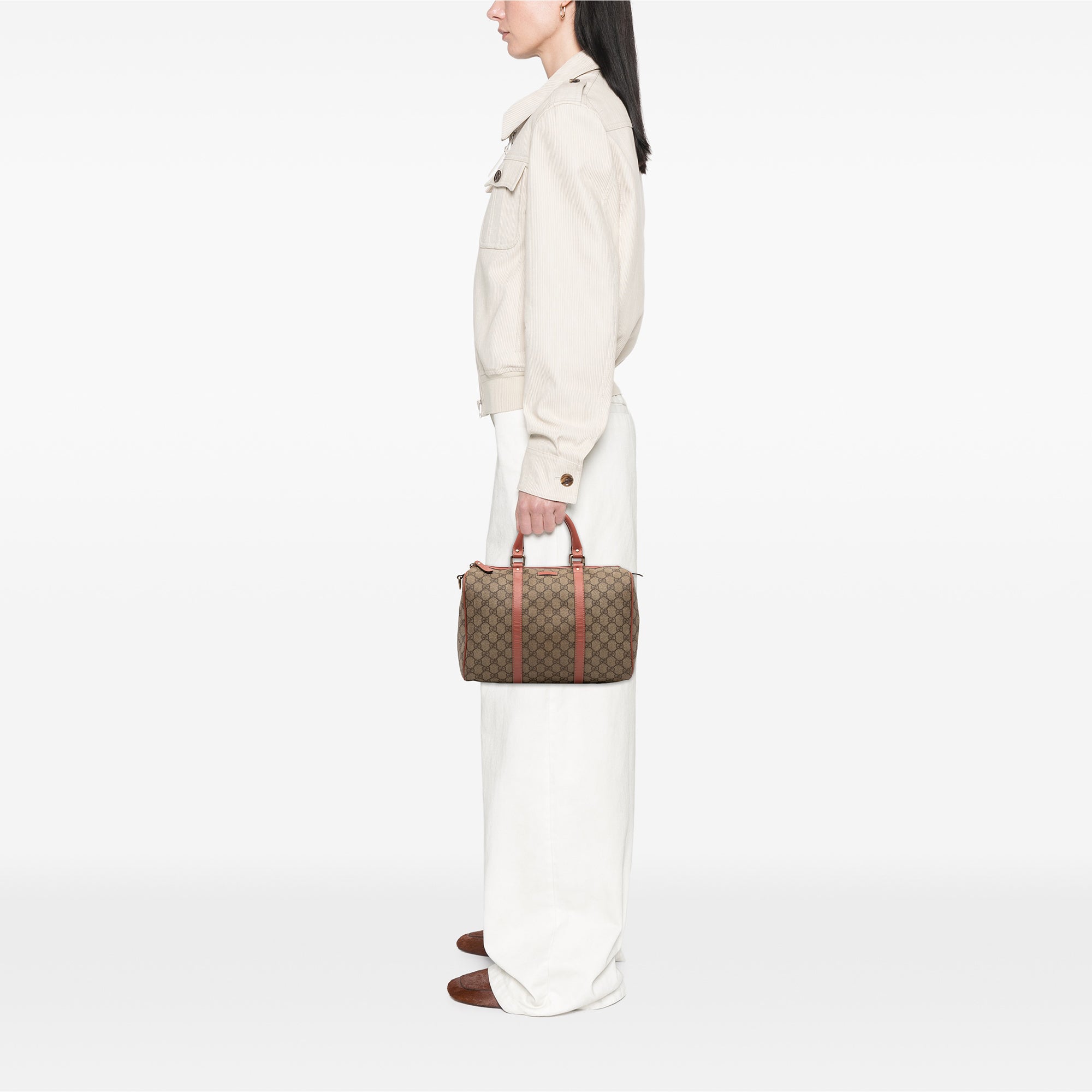 Medium GG Supreme Joy Boston Bag - Image 7