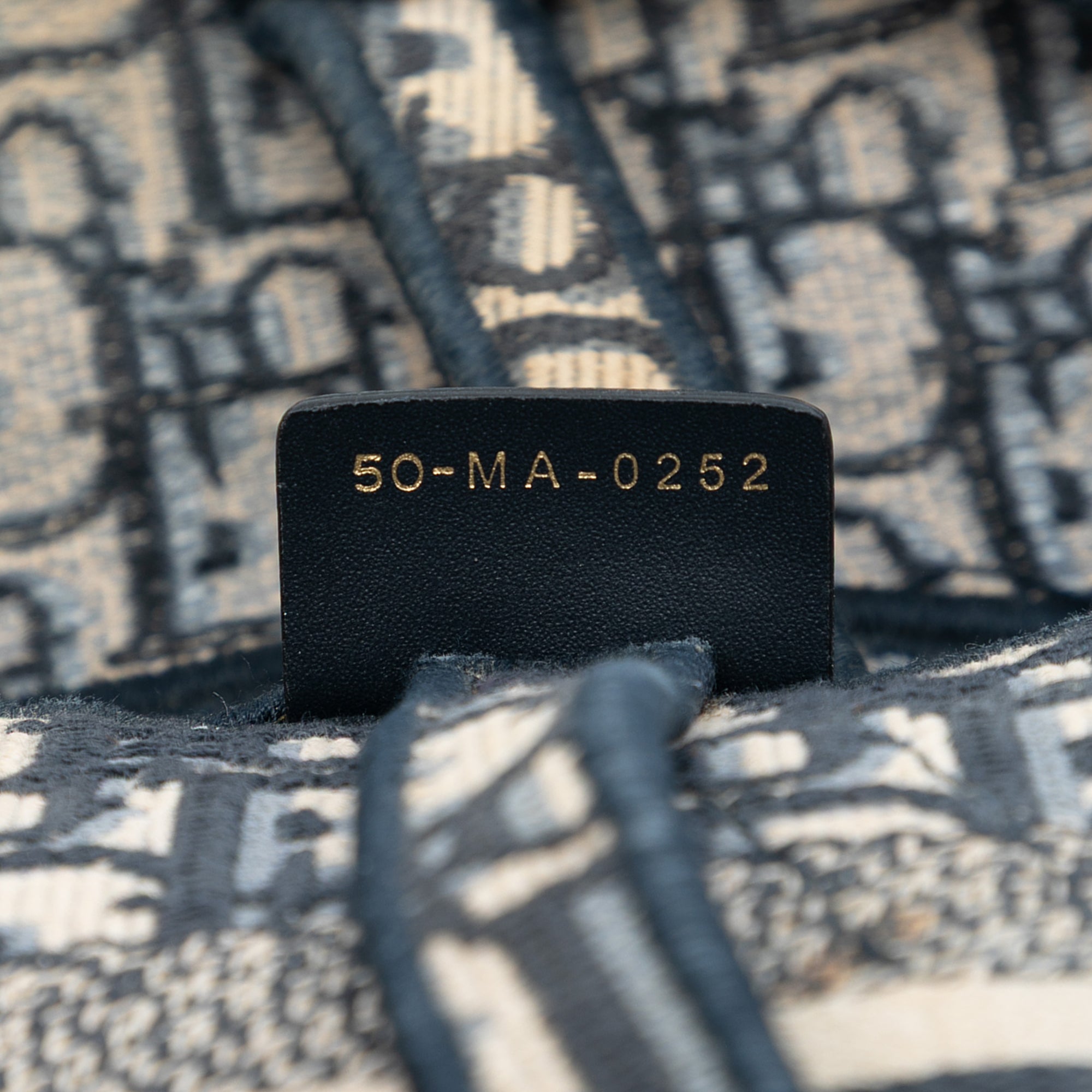 Oblique Embroidered Canvas Saddle Bag - Image 6
