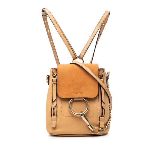 Mini Calfskin and Suede Faye Backpack - Image 1