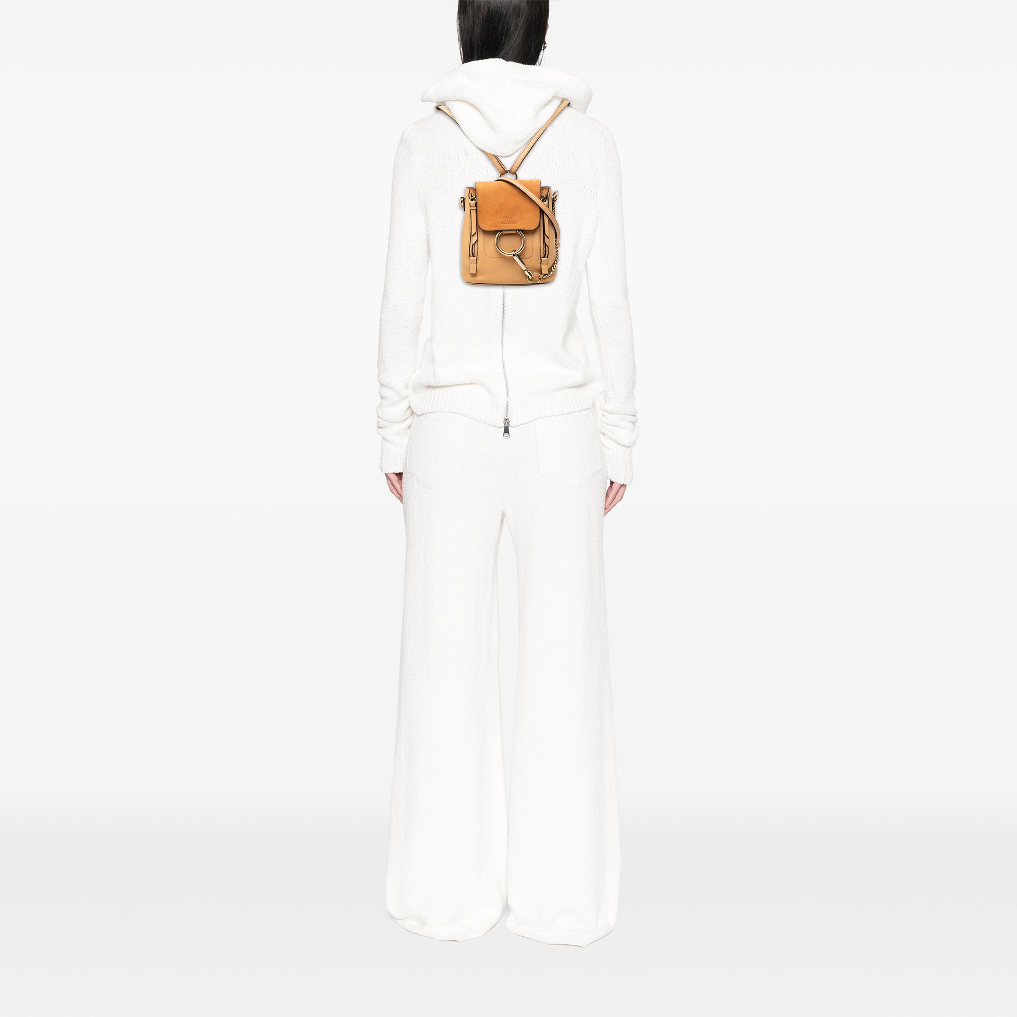 Mini Calfskin and Suede Faye Backpack - Image 9