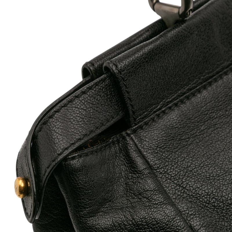 Large Goatskin Peekaboo Iconic Satchel - Image 10